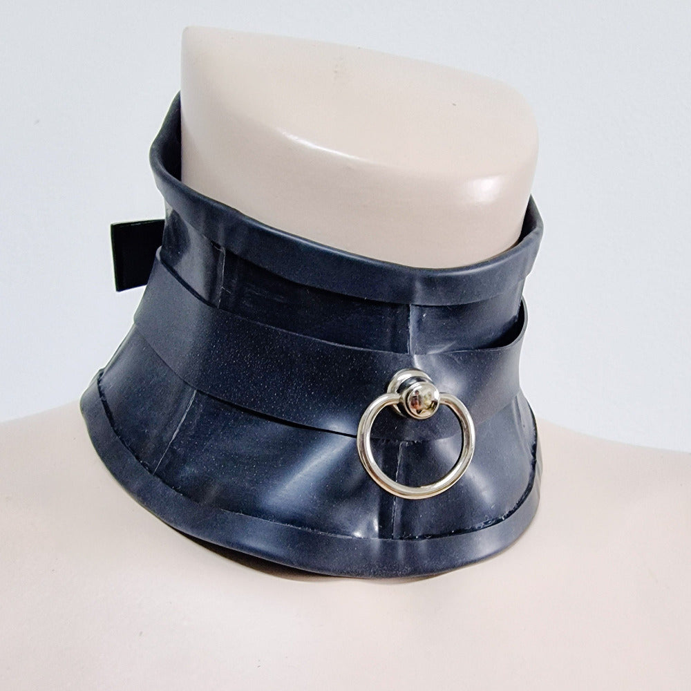 Latex Neck corset with O - ring